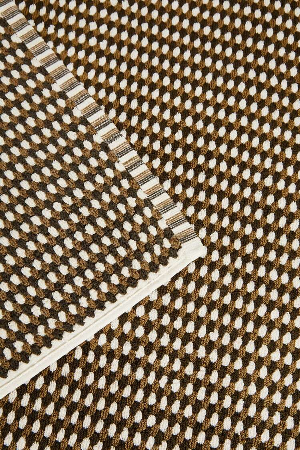 ZARA HOME ЖАККАРДОВЫЙ КОВРИК ДЛЯ ВАННЫ, ХАКИ