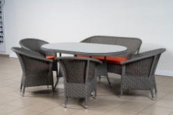 Скамья 2-х местная, коллекция Рио