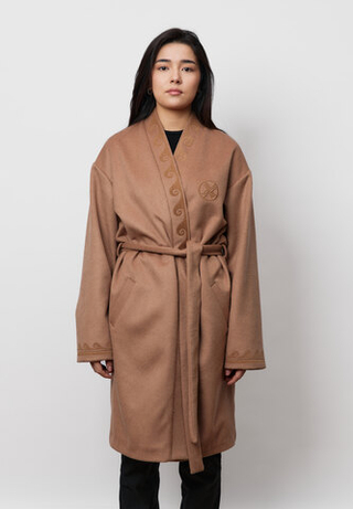 Шапан шерстяной удлиненный OYU TOLQYN CAMEL