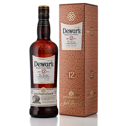 Виски Dewar's 12 Y.O 1 л. В подарочной коробке