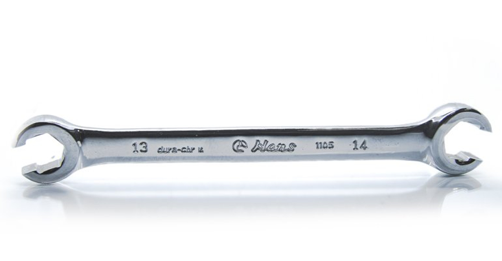Ключ гаечный разрезной, 1105M10X12, Hans