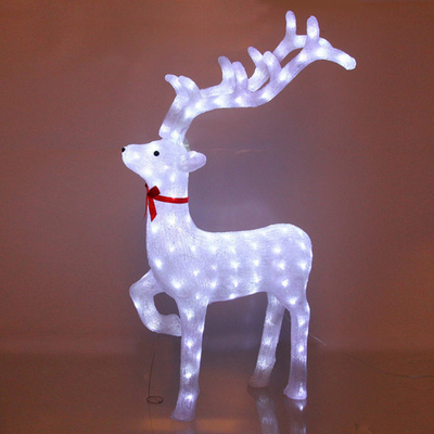 Фигура светодиодная «Серебрянное копытце» 61*21*110 см, 150 ламп LED, (авторежим), 220V, Белый