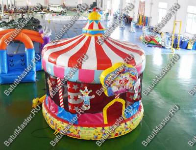 Детский надувной батут "Шатёр цирка" 5*5*4 м