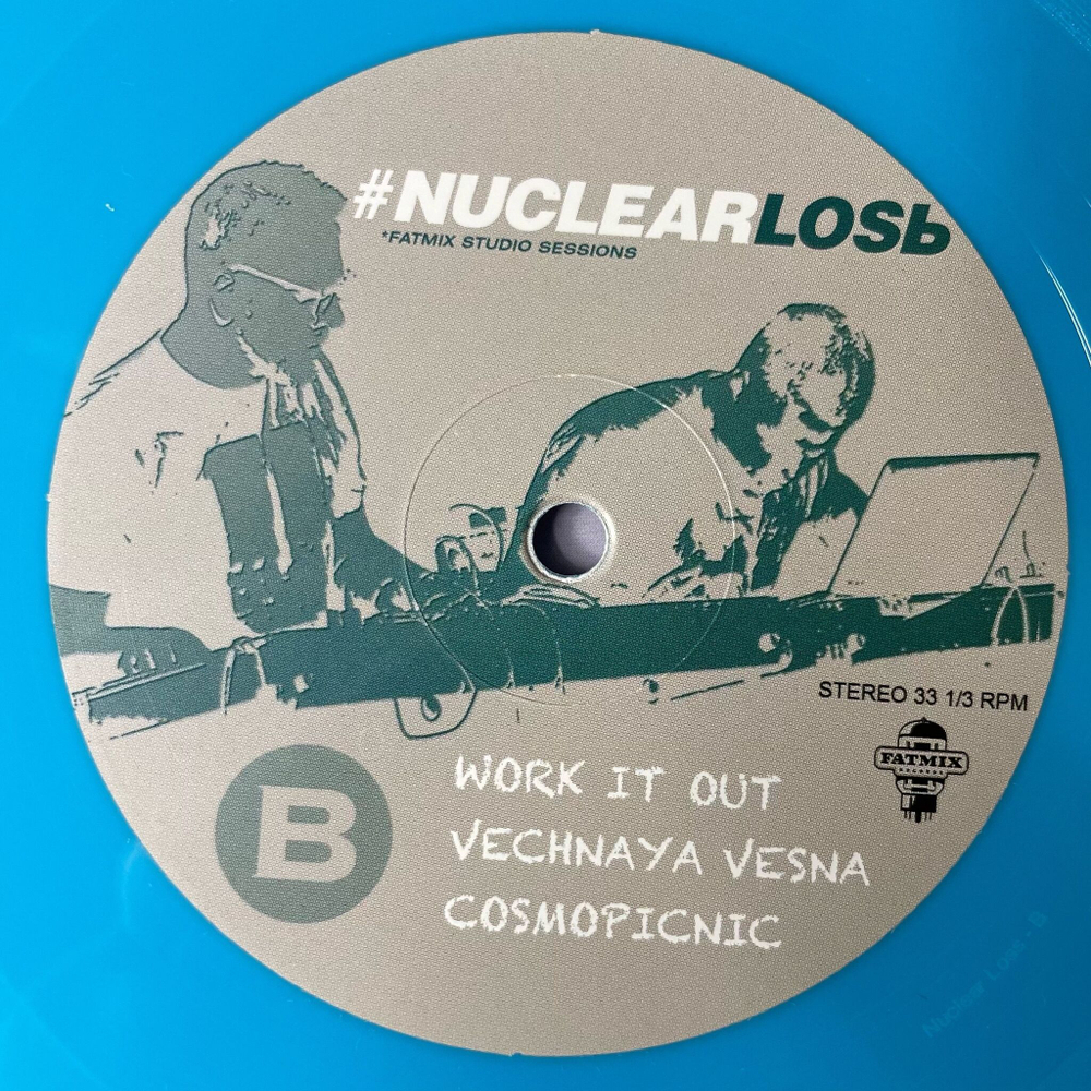 Виниловая пластинка LP Nuclear Losь Fatmix Studio Sessions (Россия 2020) (Голубой Винил)