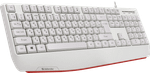 Клавиатура USB Defender Atom HB-546 белый