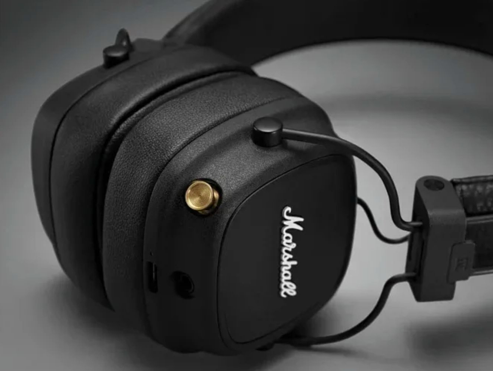 Беспроводные наушники накладные Marshall Major IV Bluetooth Черные