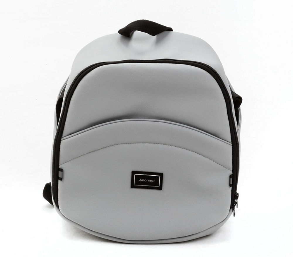 Детская коляска Adamex Blanc 2 в 1 BL-PS46 TIP (СВЕТЛО-СЕРЫЙ+СВЕТЛО-СЕРАЯ КОЖА)