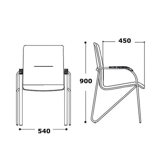 Стул Samba S Black