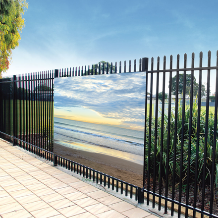 Фотосетка 160х120 см для забора