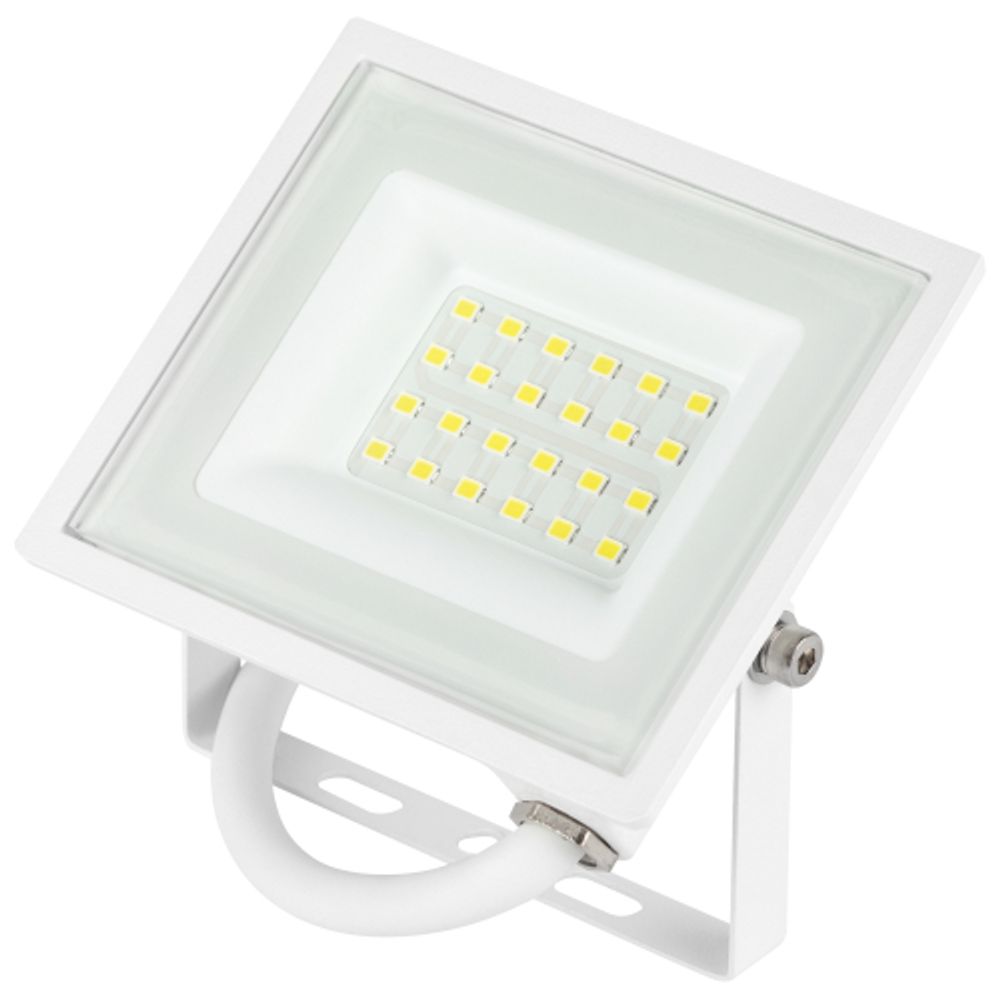 Прожектор светодиодный уличный ЭРА LPR-023-W-65K-020 20Вт 6500K IP65 гарантия 2 года белый