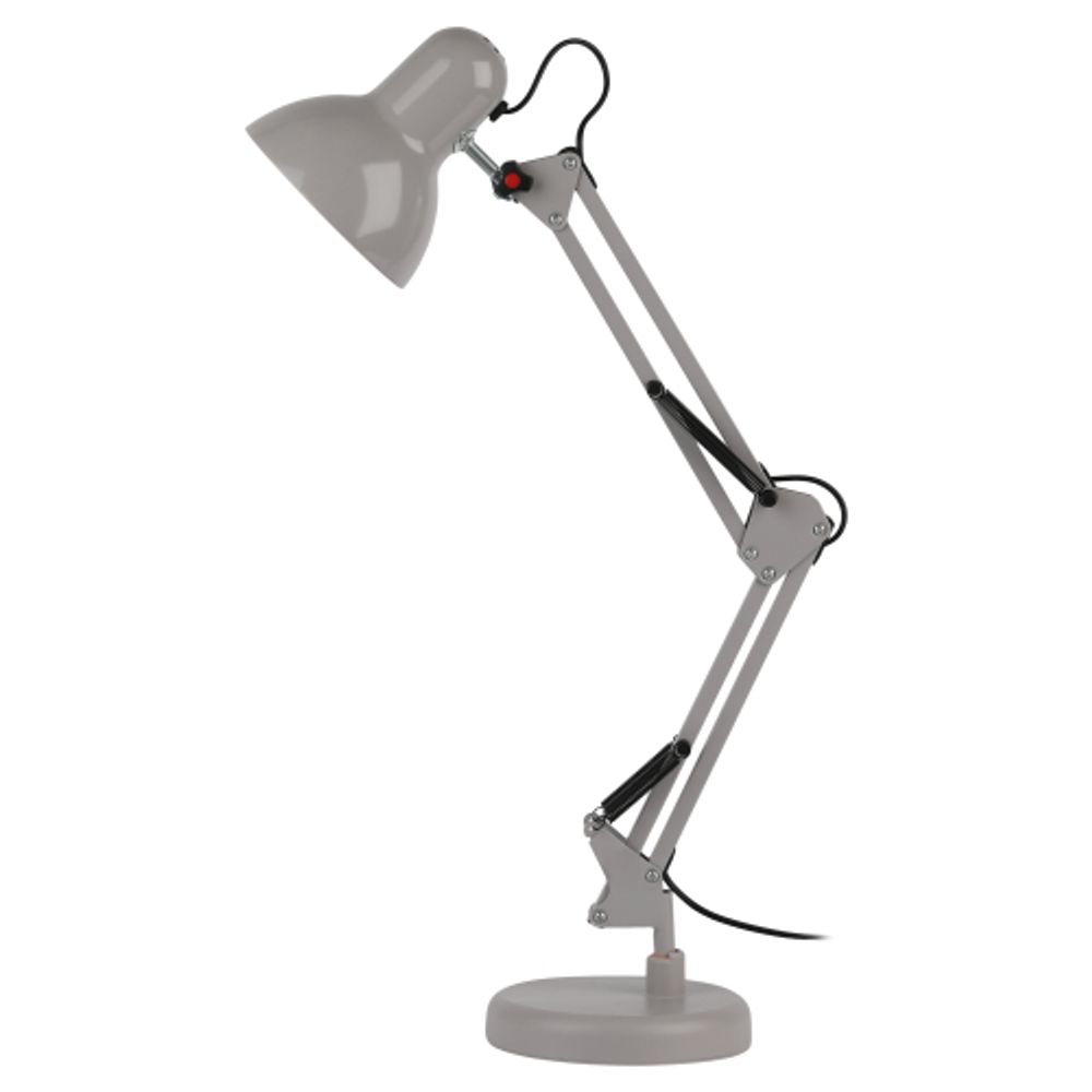 Настольный светильник ЭРА N-214-E27-40W-GY серый | Настольные светильники под лампу