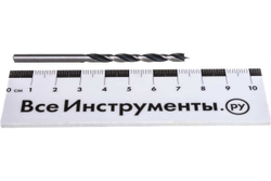 Сверло по дереву спиральное W-образная заточка 4 мм EDGE by PATRIOT 815010071