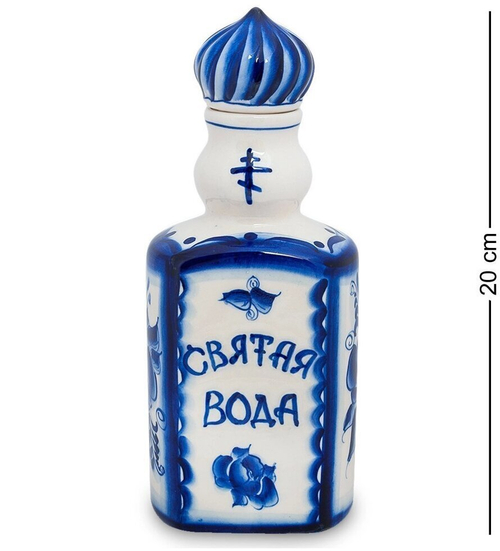 ГЛ-281 Штоф ''Святая вода'' (Гжельский фарфор)