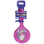 Расческа массажная зеркальная «Animals», радуга, микс 4 цвета, 10*22см (блистер Ultramarine)