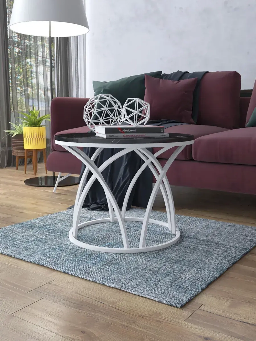 Журнальный стол Тюльпан - БЧГ - МДФ в ПВХ