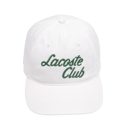 Кепка теннисная Lacoste Sport Roland Garros Edition Twill Cap - white