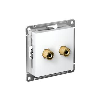 ATLASDESIGN АУДИОРОЗЕТКА двойная, ЛОТОС