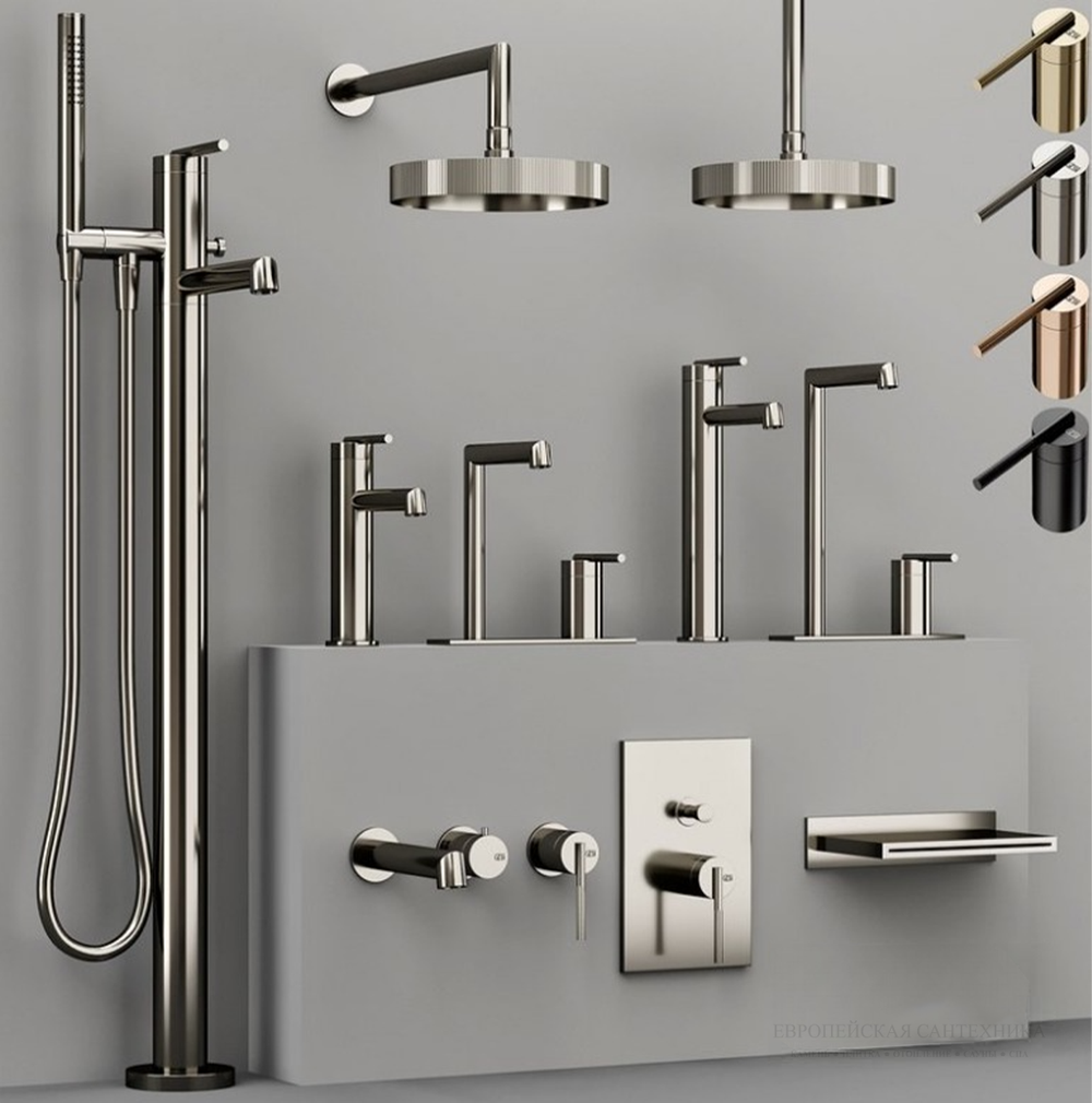 Излив Gessi Cascata, 236х57 мм, каскадный, для смесителя удаленного управления, цвет Steel Brushed