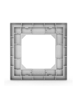 Рамка 1-м Pixel алюм. TOKOV ELECTRIC TKE-PX-RM1-C03