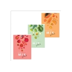 Тетрадь А-4 80л. клетка BRAUBERG обложка картон, Mix, 404046