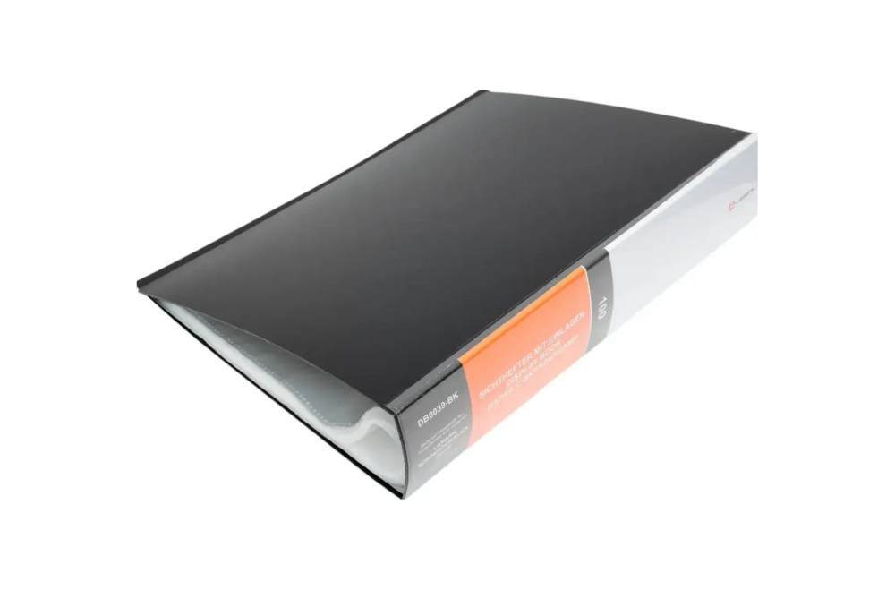 Папка 100 файлов Lamark 1мм, жесткая в коробке, черная DB0039-BK