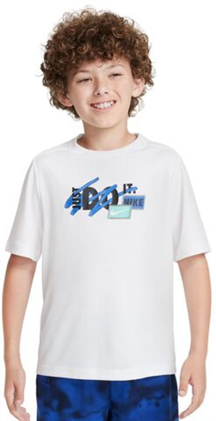 Футболка для мальчика теннисная Nike Kids Multi Dri-Fit Top - белый