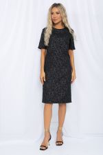 Платье Ангелина (черное) П12973-8М LT Collection