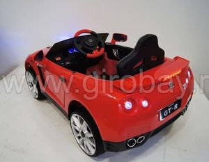 Детский электромобиль River Toys Nissan GTR X333XX красный фото №9