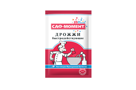 Дрожжи хлебопекарные сухие САФ-МОМЕНТ (Пак) 11г