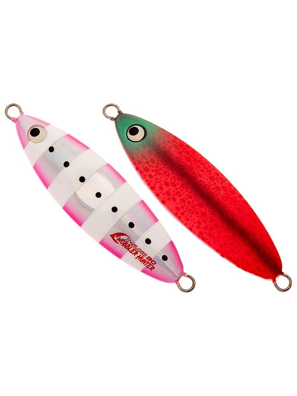 Пилькер ASARI X-Slow Wobbler Hunter 80гр w/o hook #01 Hot blue zebra