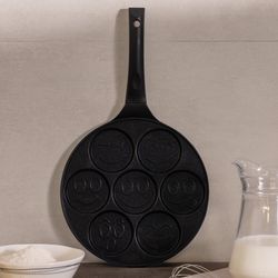 СКОВОРОДА AGNESS "СМАЙЛ" С АНТИПРИГАР.ПОКРЫТИЕМ ДИАМЕТР=26.5 СМ.(КОР=12ШТ)