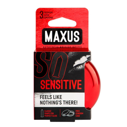 Презервативы в железном кейсе ультратонкие MAXUS Sensitive №3