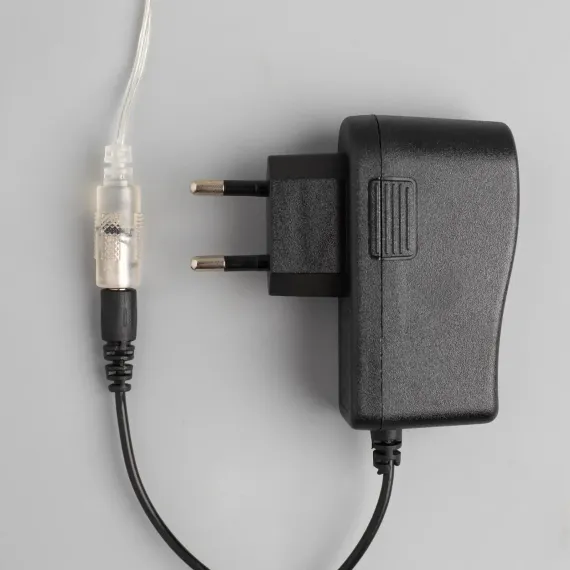 Гирлянда нить-роса 10 м., IP20, серебристая нить, 100 теплых белых LED, 12 В, Luazon Lighting (5198354)