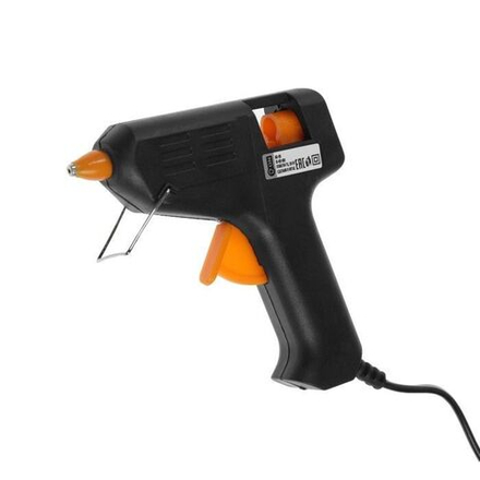 Пистолет клеевой электр. GG-60, 60Вт.нагрев 3-5 мин, 8-12 гр/мин, +2 стержня 11мм (двойной блистер)