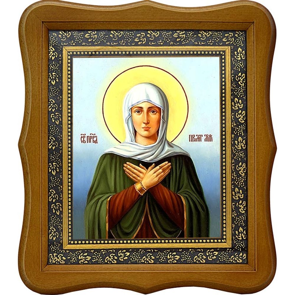 Лия Святая праведная праматерь. Икона на холсте.