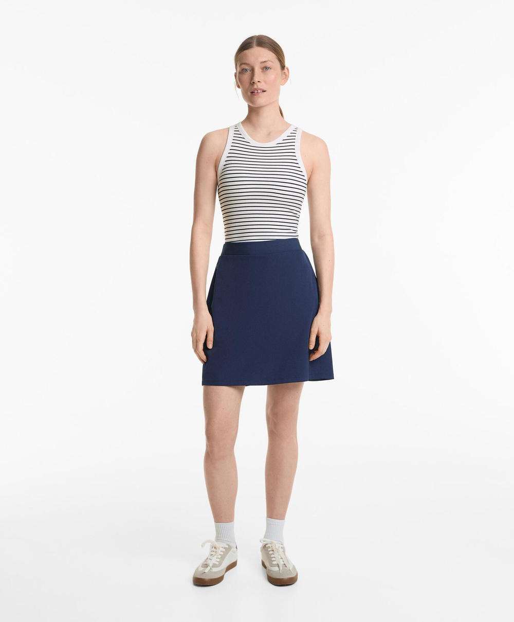 Oysho Юбка выше колена, темно-синий