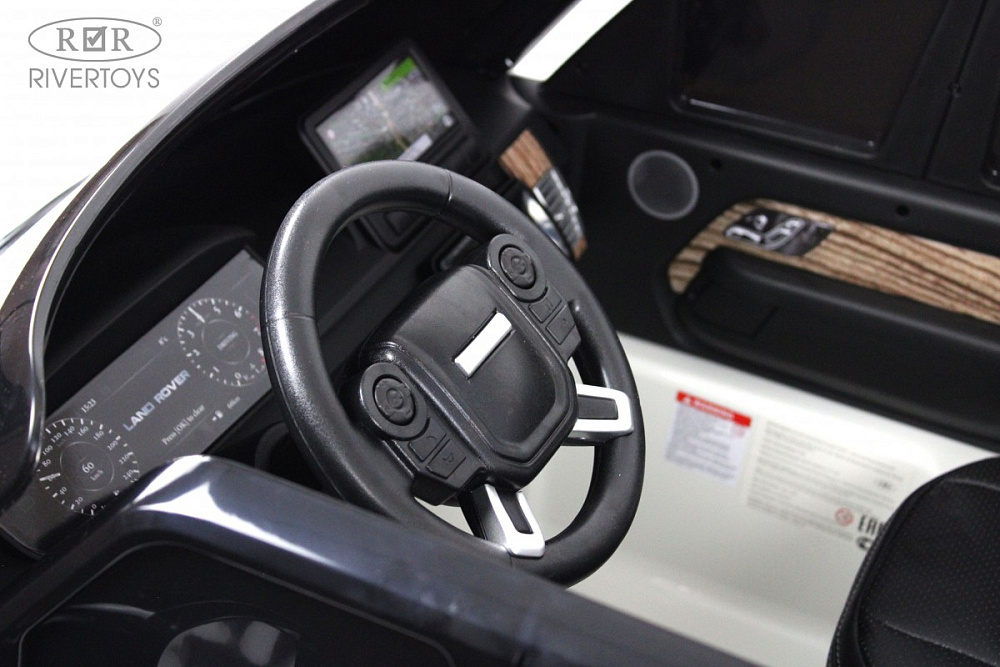 Детский электромобиль RiverToys Range Rover HSE 4WD Y222YY белый