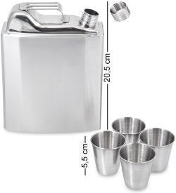 GT-102 Подарочный н-р фляжка с аксессуарами 1650 мл