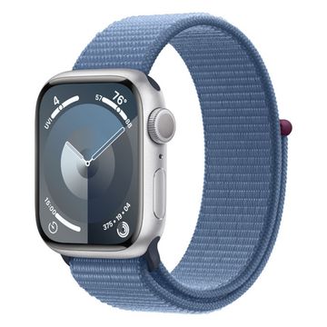 Часы Apple Watch Series 9 GPS 41mm Aluminum Case with Sport Loop (Серебристый)