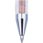 Ручка гелевая Crown, бронзовая, 0.7мм, 1шт.