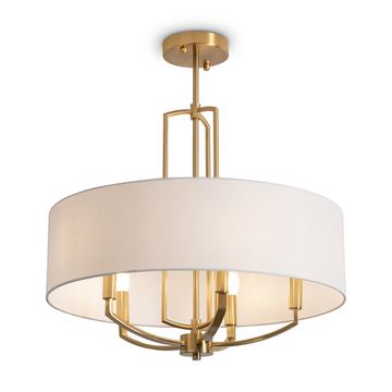 Потолочная люстра на штанге 5*E14 FR2059PL-05BS латунь Arricci Freya