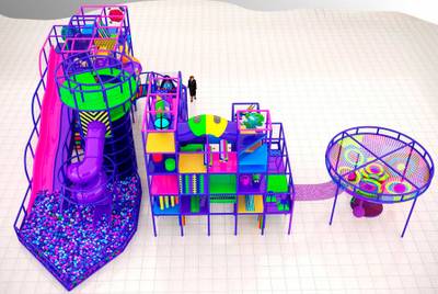 Детский игровой лабиринт «Фиолетовая Галактика»