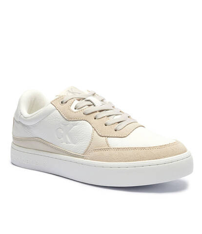 Кожаные кроссовки CLASSIC CUPSOLE Calvin Klein Jeans - белый(YM0YM01153)