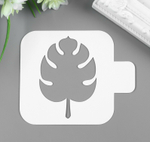 Трафарет пластик "Листик" 9х9 см