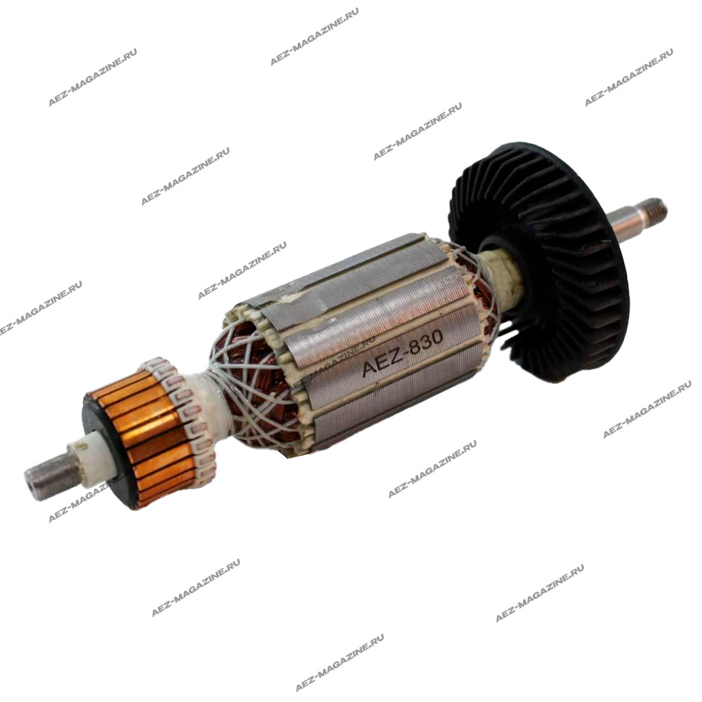 Якорь подходит для BOSCH УШМ GWS 10-125, PWS 10-125 серия Professional (аналог 1604010640)