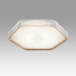 7746/48L PIKO LED SN 000 Светильник металл/пластик/прозрачный/золотистый LED 48Вт 3000-4000-6000K 425х385 IP20 пульт ДУ SPARKS