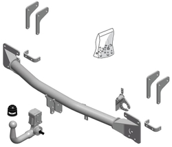 Фаркоп Brink (Thule) 606300 для MITSUBISHI OUTLANDER 15-(паспорт и сертификат в комплекте)(без электрики)