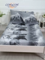 Простыня на резинке натяжная 140х200