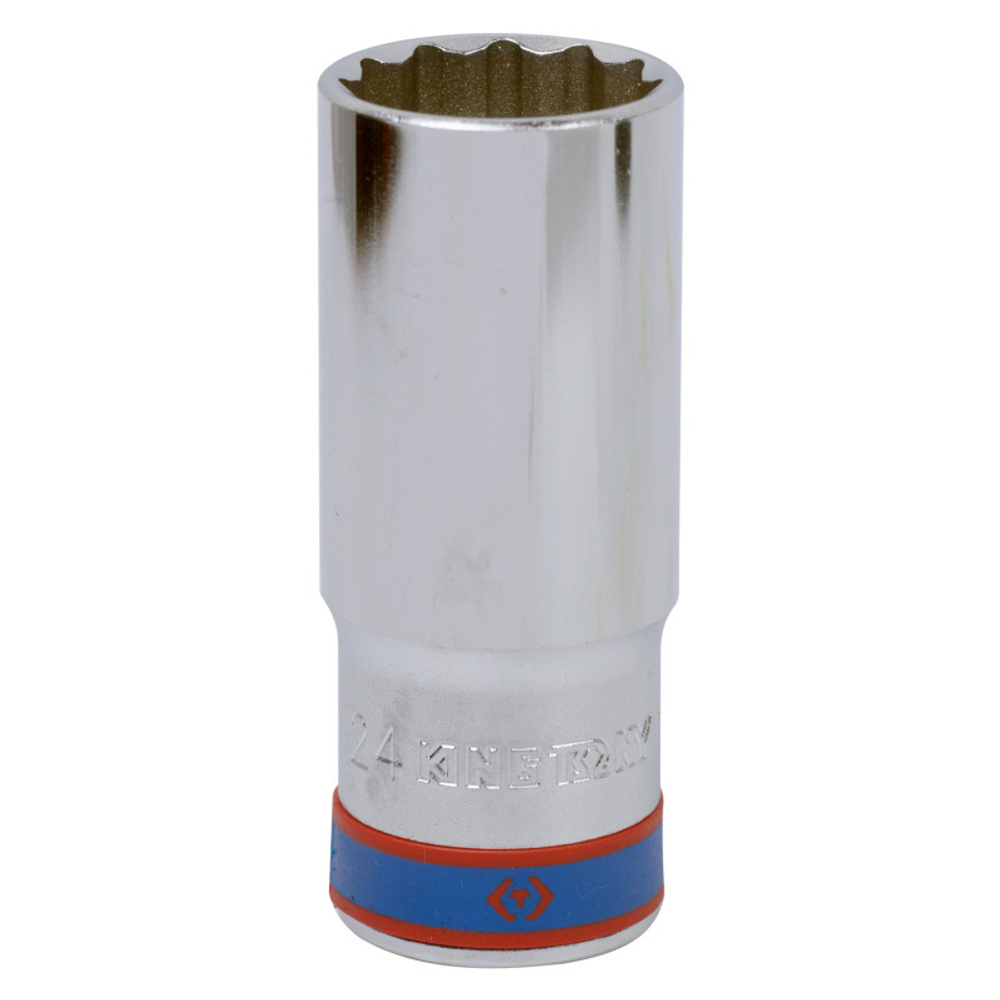 KING TONY (423024M) Головка торцевая глубокая двенадцатигранная 1/2", 24 мм