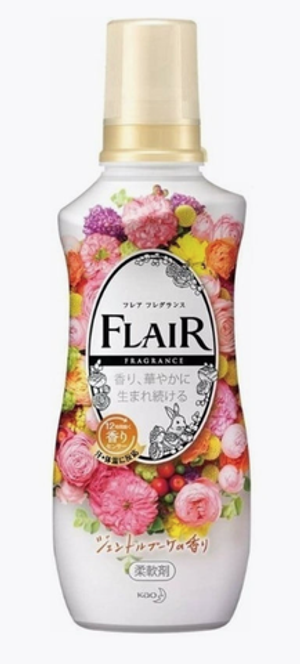 KAO "Flair Fragrance" Кондиционер для белья с антибактериальным эффектом, аромат нежного букета, 540 мл.